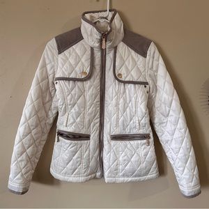 White Winter Coat Jacket // Vince Camuto